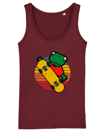 Broasca Pe Skateboard Burgundy