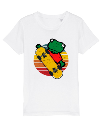 Broasca Pe Skateboard White