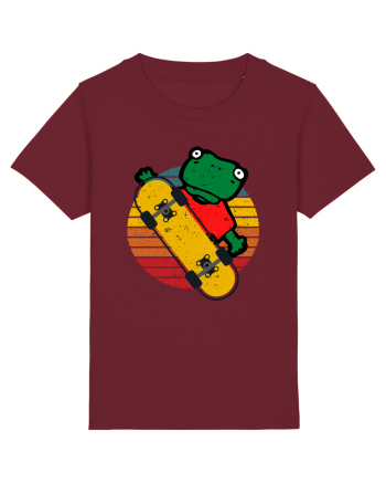 Broasca Pe Skateboard Burgundy