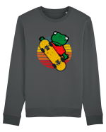 Broasca Pe Skateboard Bluză mânecă lungă Unisex Rise