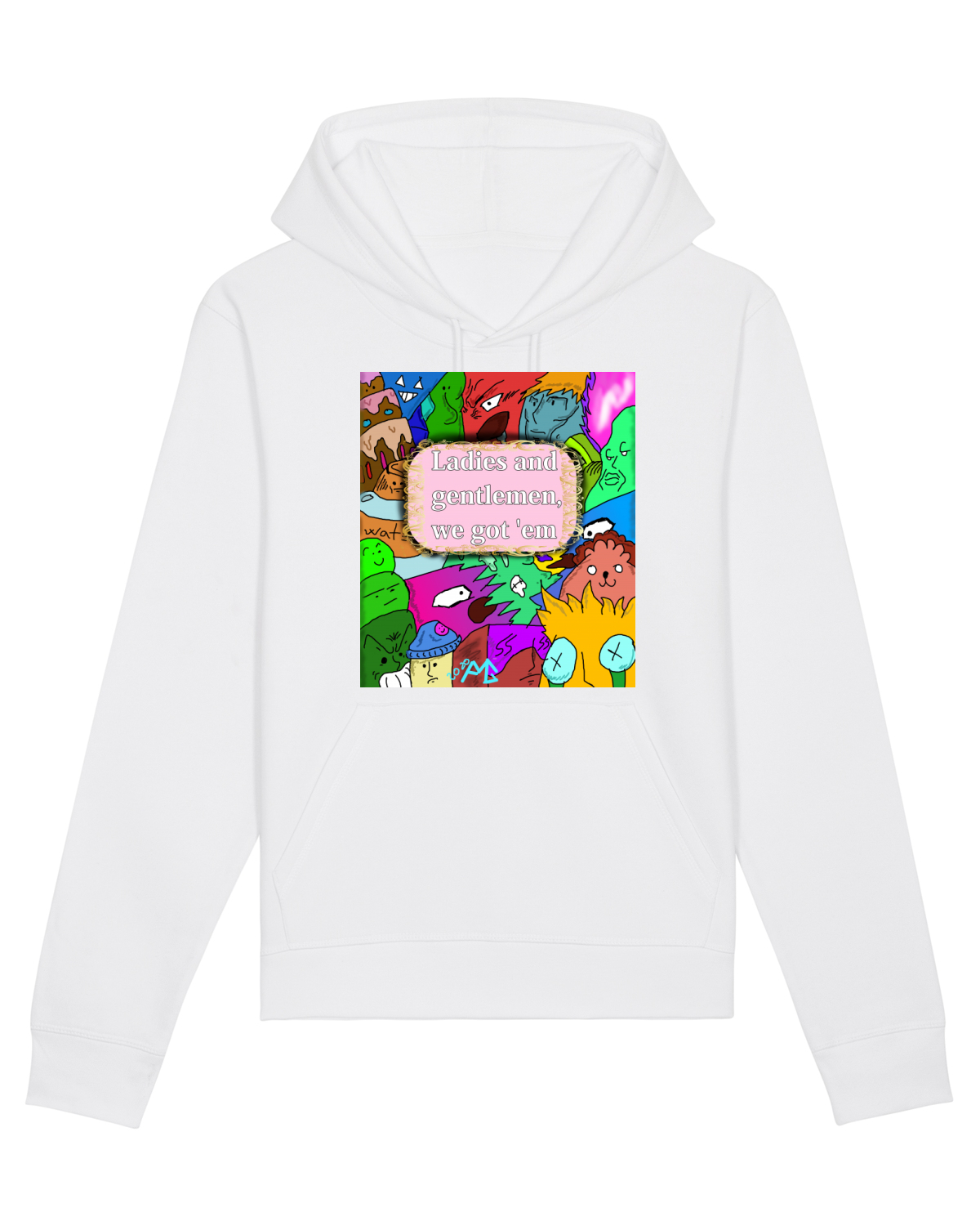 Hanorac Unisex Drummer White