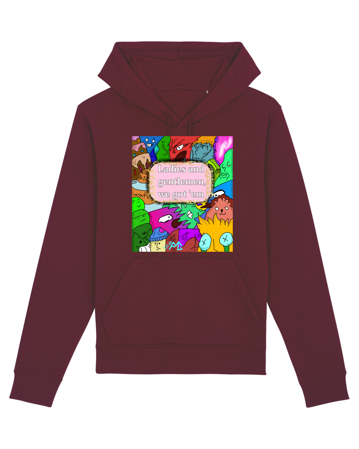 Hanorac Unisex Drummer Burgundy