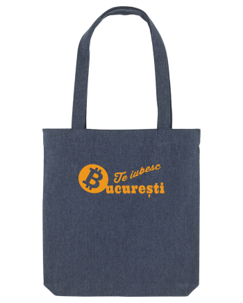 Te Iubesc Bucuresti Bitcoin Midnight Blue