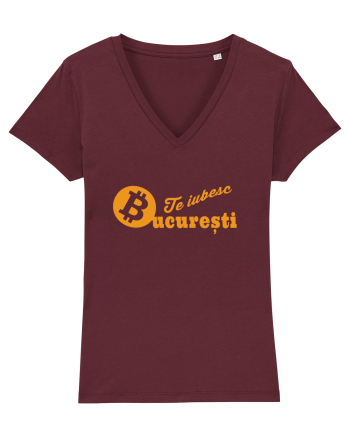 Te Iubesc Bucuresti Bitcoin Burgundy