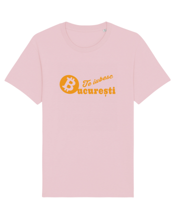 Te Iubesc Bucuresti Bitcoin Cotton Pink