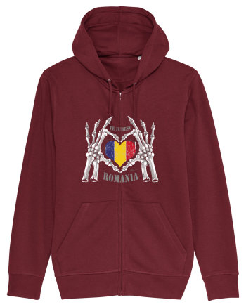 Te Iubesc Romania Burgundy