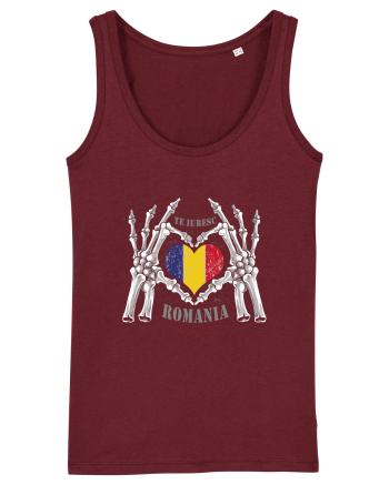 Te Iubesc Romania Burgundy