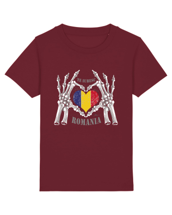 Te Iubesc Romania Burgundy