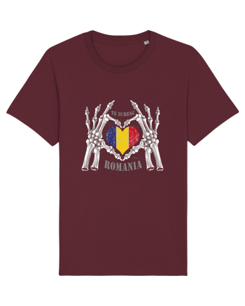 Te Iubesc Romania Burgundy
