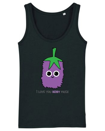 I Love You Berry Much Black