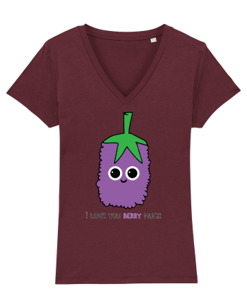 I Love You Berry Much Burgundy