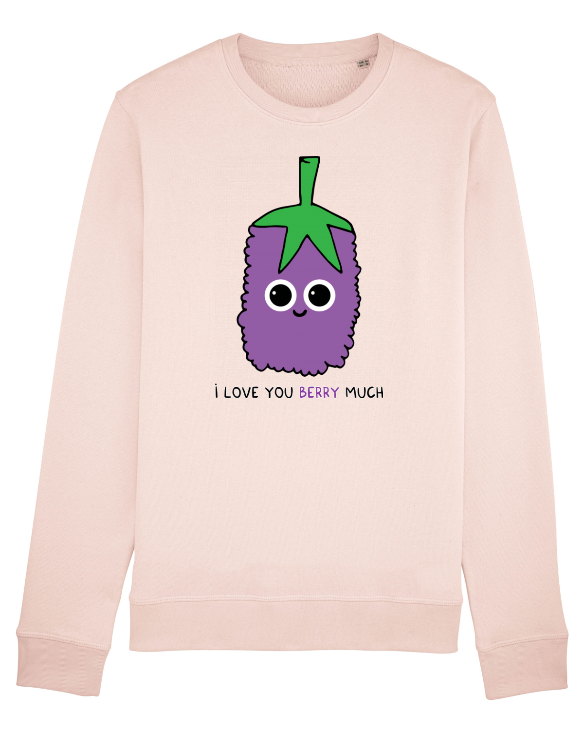 Bluză mânecă lungă Unisex Rise Candy Pink