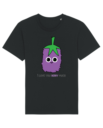 I Love You Berry Much Black