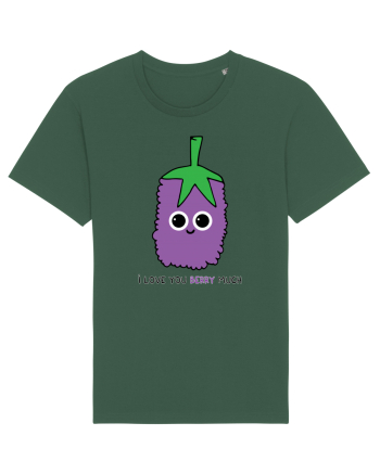 I Love You Berry Much Bottle Green