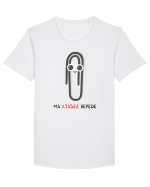 Mă atașez repede Tricou mânecă scurtă guler larg Bărbat Skater