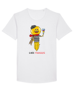 Cheie franceză Tricou mânecă scurtă guler larg Bărbat Skater