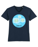 Bani gheață Tricou mânecă scurtă guler V Bărbat Presenter