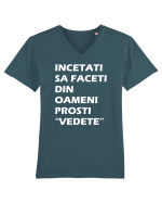 Vedete Tricou mânecă scurtă guler V Bărbat Presenter
