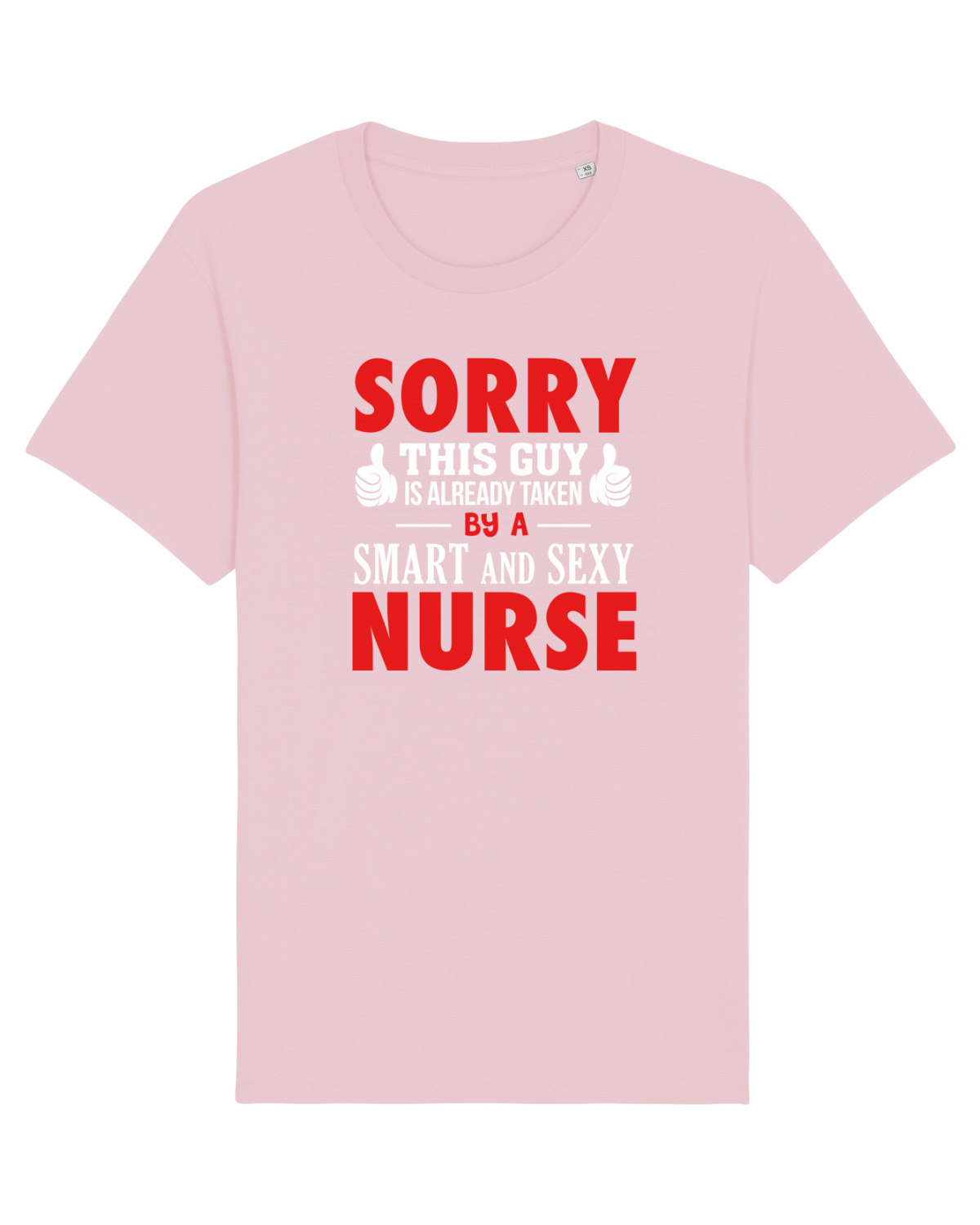 Tricou mânecă scurtă Unisex Rocker Cotton Pink