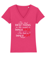 Mom Nurse Tricou mânecă scurtă guler V Damă Evoker