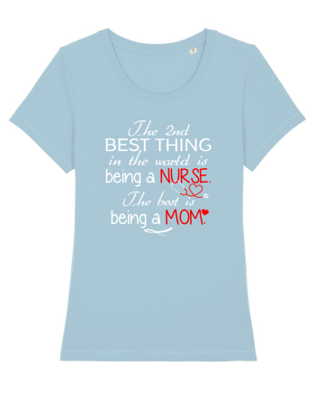 Mom Nurse Sky Blue