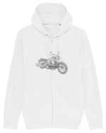 Word Chopper Hanorac cu fermoar Unisex Connector