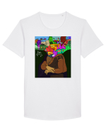 MonaDoodle Tricou mânecă scurtă guler larg Bărbat Skater