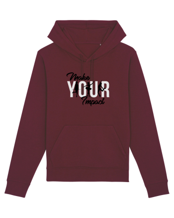 Make your impact Burgundy