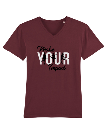 Make your impact Burgundy