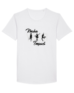Make your impact Tricou mânecă scurtă guler larg Bărbat Skater