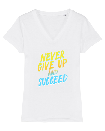 Never give up and succeed White