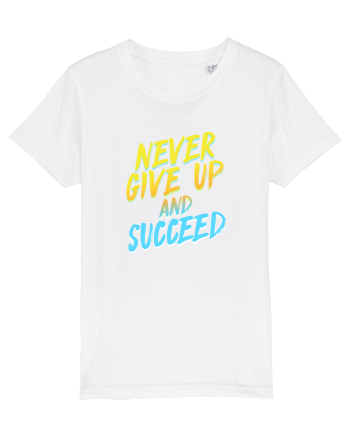 Never give up and succeed White