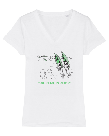 We come in peas! White