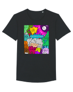 Ideas Tricou mânecă scurtă guler larg Bărbat Skater
