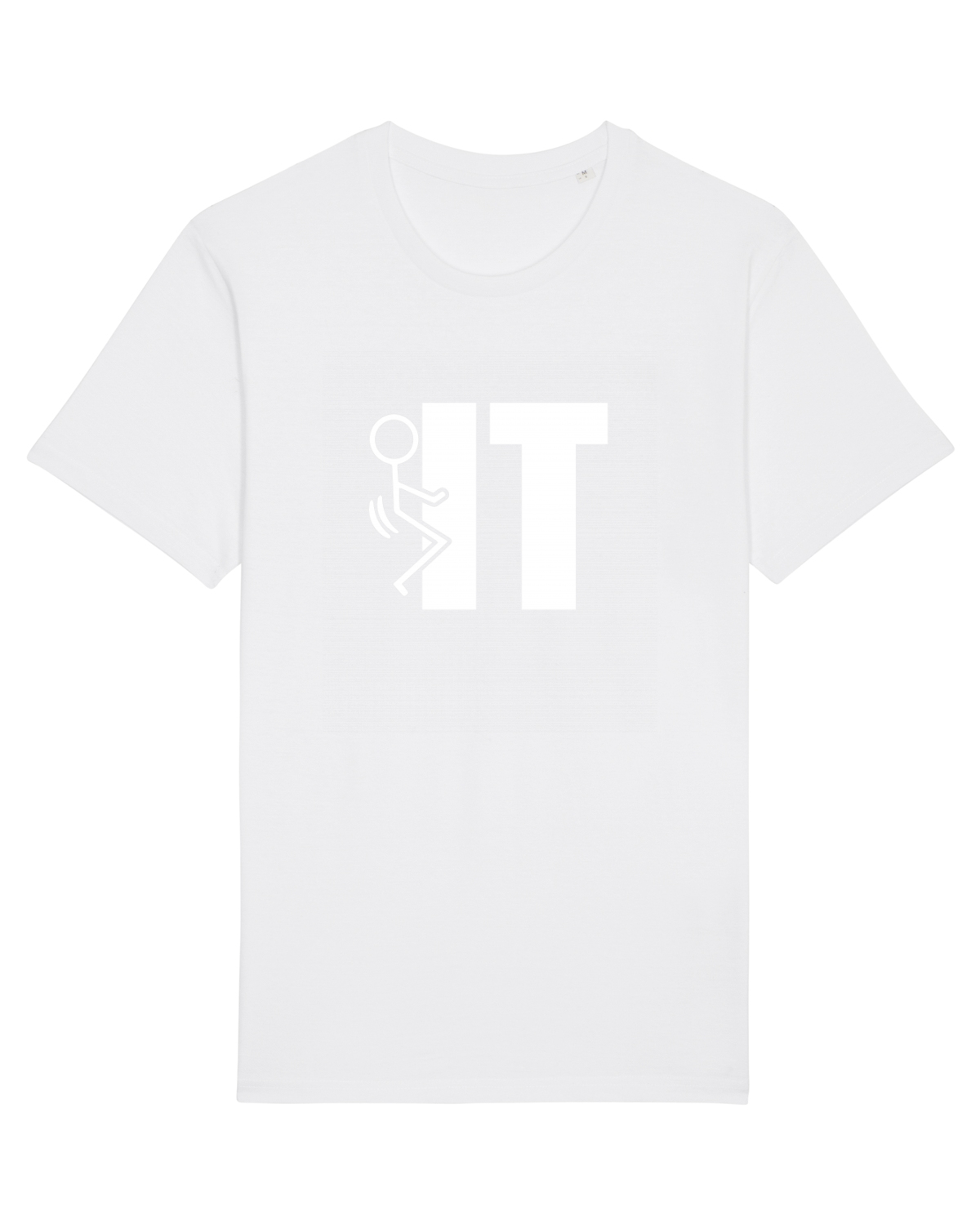 Tricou mânecă scurtă Unisex Rocker White