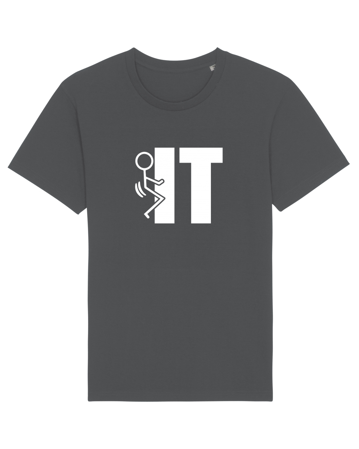 Tricou mânecă scurtă Unisex Rocker Anthracite
