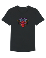 Donator de Orgasme Heart Tricou mânecă scurtă guler larg Bărbat Skater
