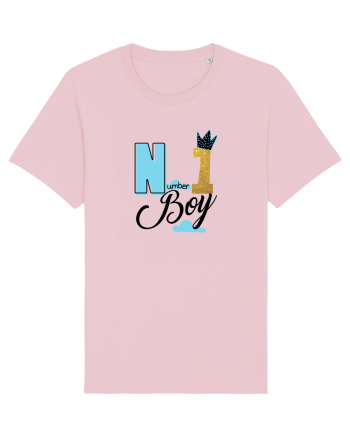 Number one Boy Cotton Pink