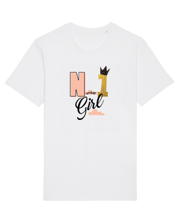 Number one Girl White