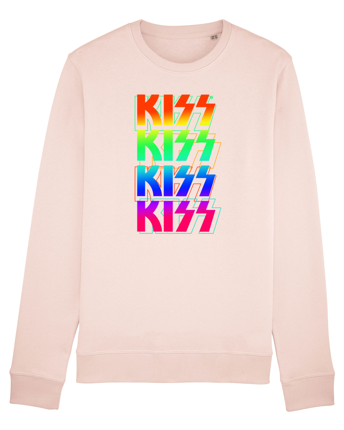 Bluză mânecă lungă Unisex Rise Candy Pink