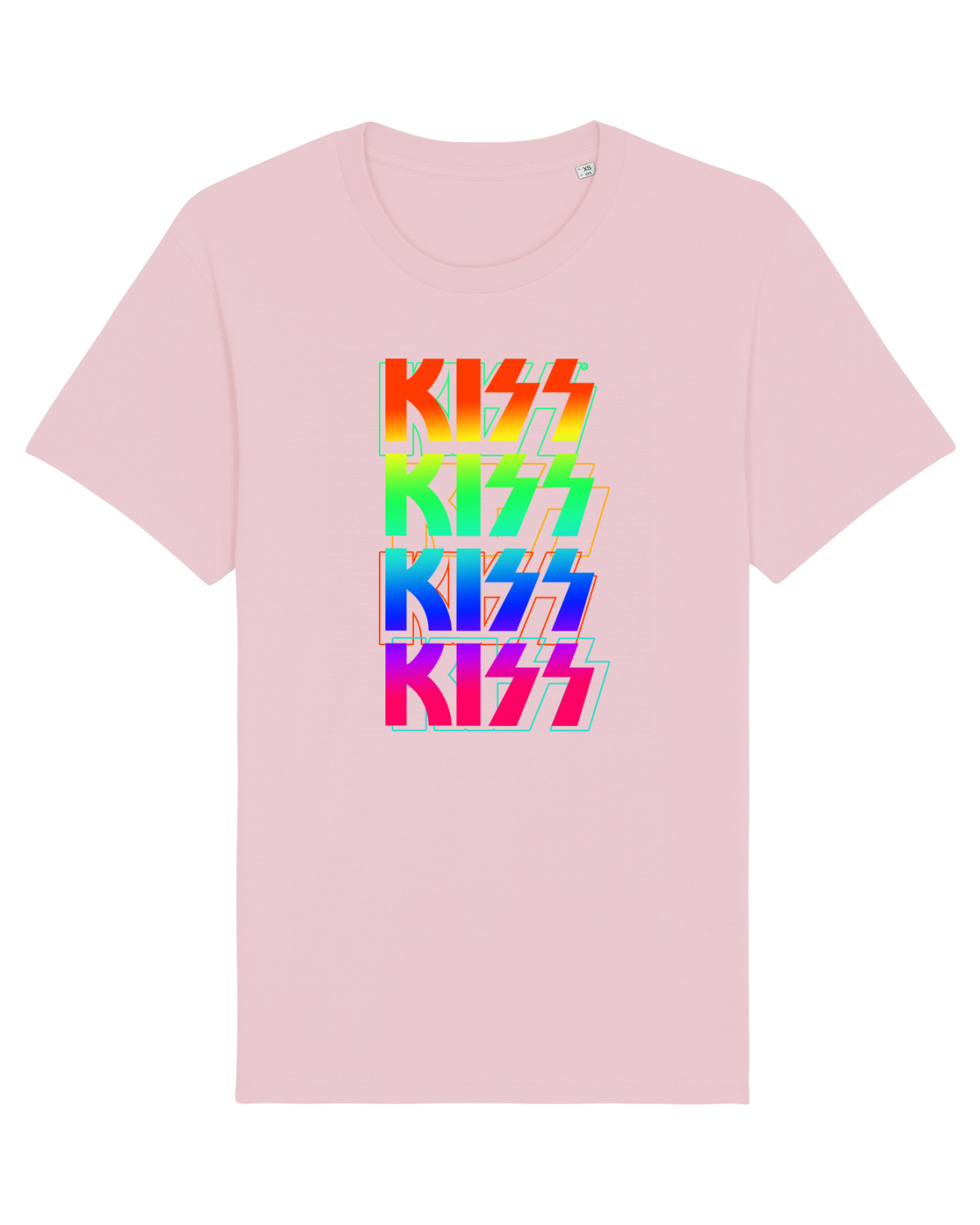 Tricou mânecă scurtă Unisex Rocker Cotton Pink