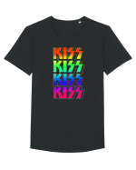 KISS Tricou mânecă scurtă guler larg Bărbat Skater