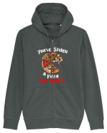 You've stolen a pizza my heart. Hanorac cu fermoar Unisex Connector
