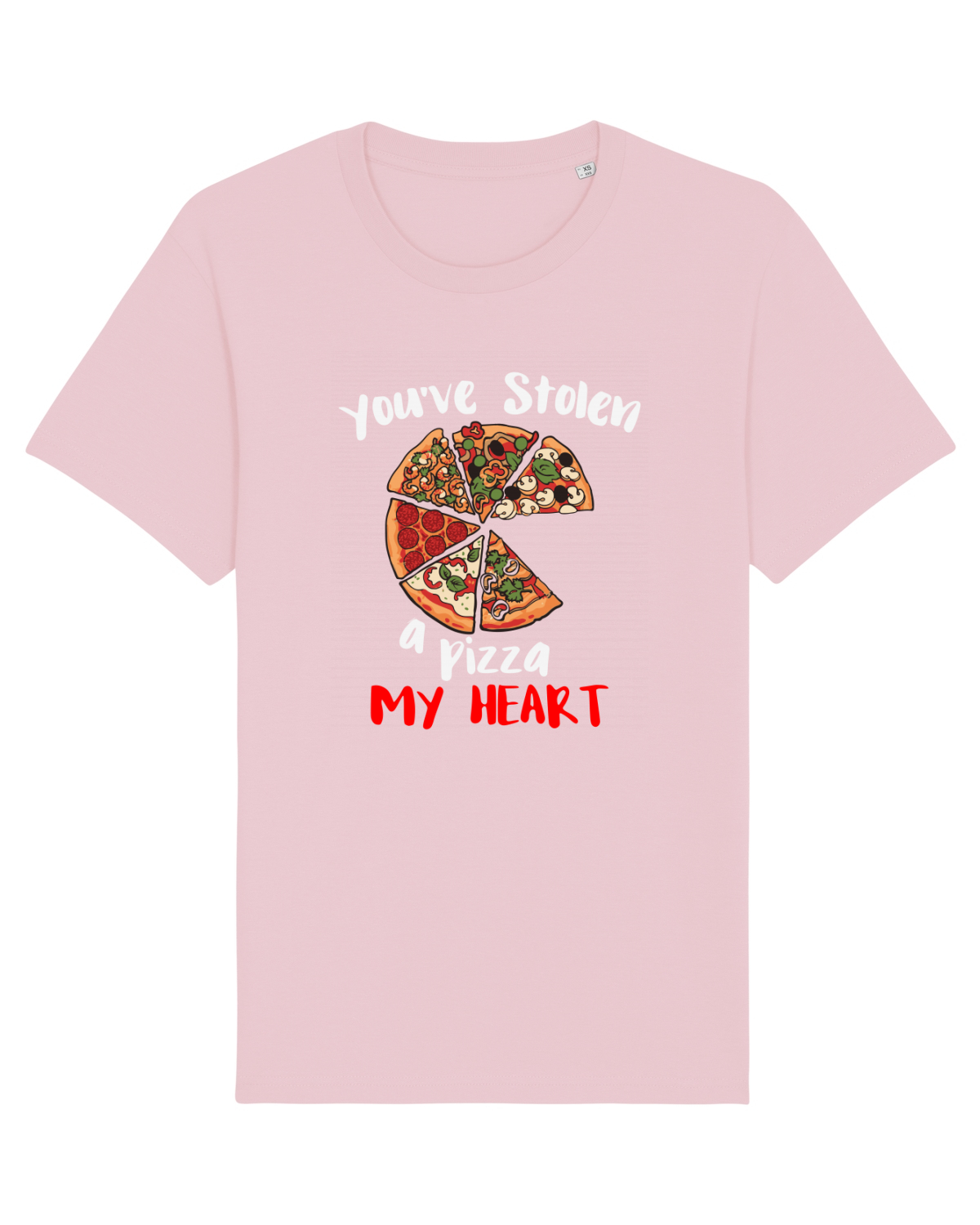 Tricou mânecă scurtă Unisex Rocker Cotton Pink