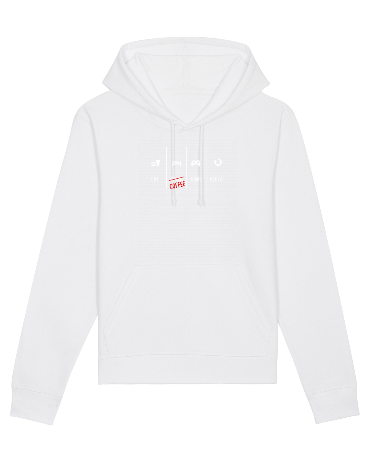 Hanorac Unisex Drummer White