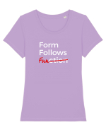 Form Follows FUNction Tricou mânecă scurtă guler larg fitted Damă Expresser