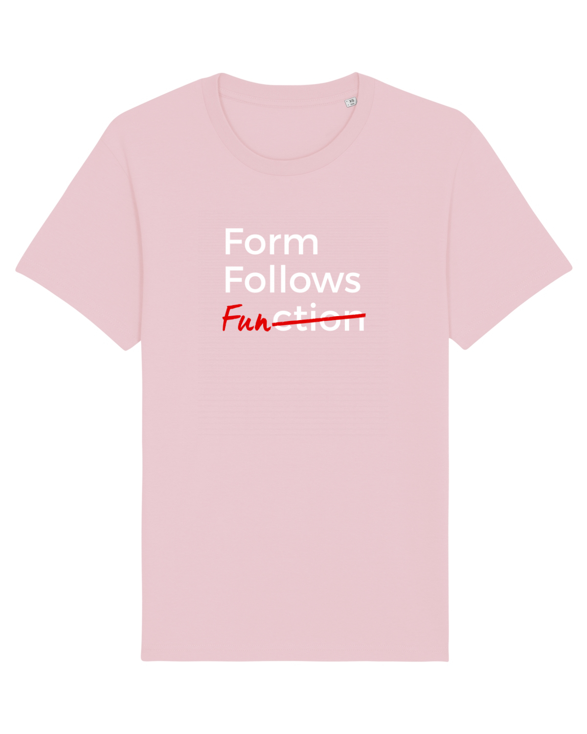 Tricou mânecă scurtă Unisex Rocker Cotton Pink
