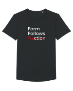 Form Follows FUNction Tricou mânecă scurtă guler larg Bărbat Skater