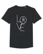 LOVE ARCHITECTURE Tricou mânecă scurtă guler larg Bărbat Skater