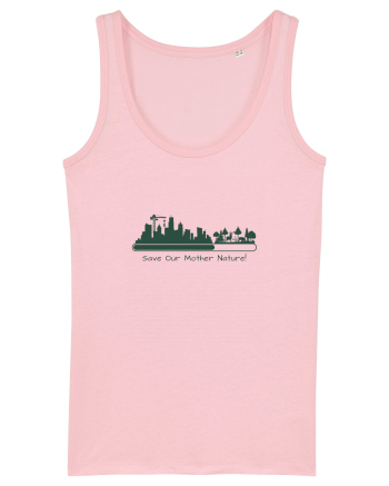 Save our mother NATURE! Cotton Pink